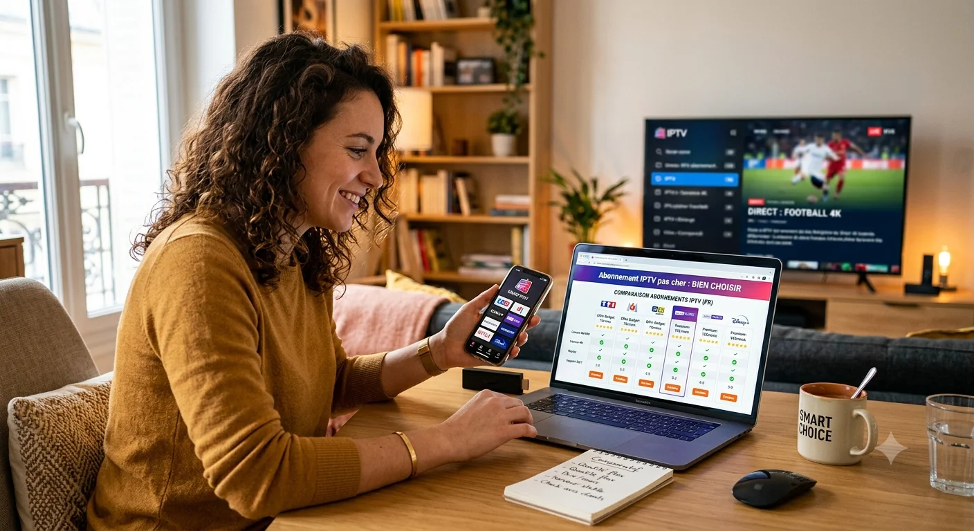Abonnement IPTV pas cher — comparer les prix et choisir une offre IPTV fiable en 4K