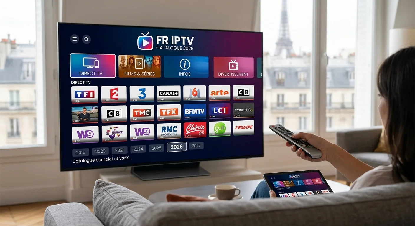 Chaînes françaises en IPTV — catalogue de chaînes en direct, replay et VOD en 4K