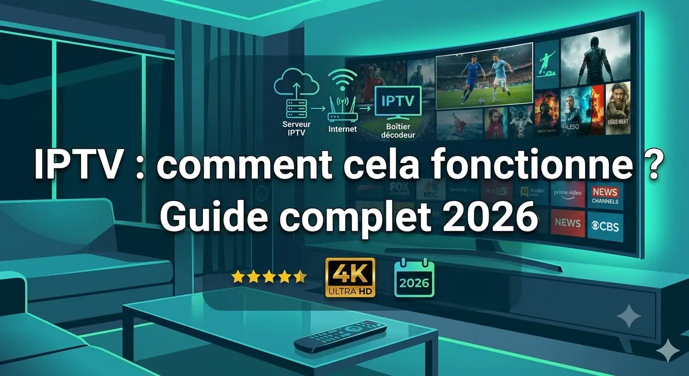IPTV comment cela fonctionne — fonctionnement d'un abonnement IPTV en 4K