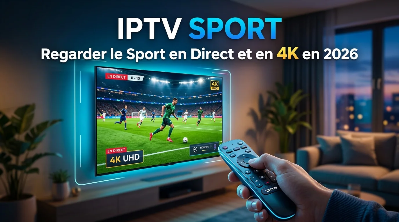 IPTV sport — regarder le sport en direct et en 4K avec un abonnement IPTV stable