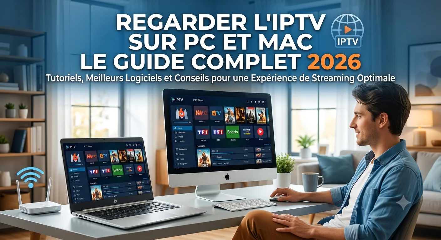 IPTV sur PC — regarder un abonnement IPTV en 4K sur un ordinateur Windows ou Mac