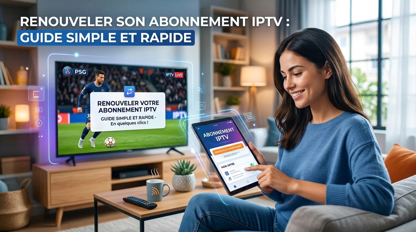 Renouveler son abonnement IPTV — réactiver ses accès sans perdre sa configuration