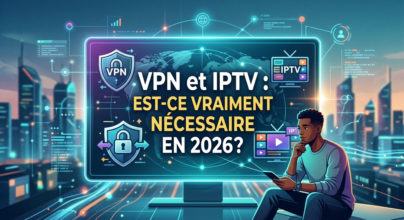 VPN et IPTV — utilité réelle d'un VPN et impact sur la vitesse du flux IPTV